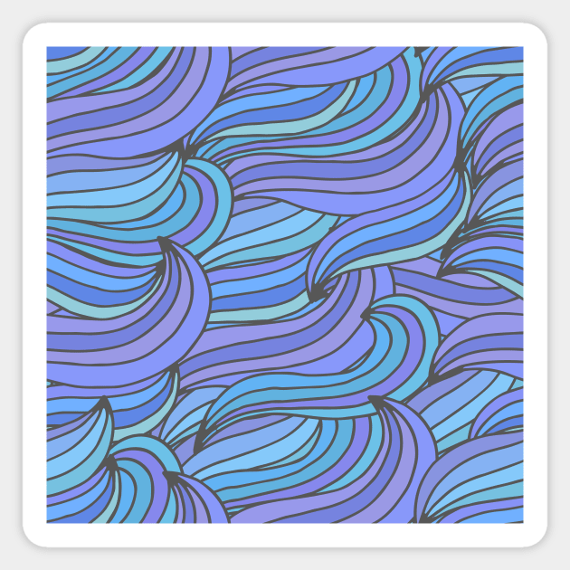 Abstract pattern Sticker by Pattern Lab 